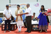 Gouthami Youth Yoga in GITAM college in Hyderabad